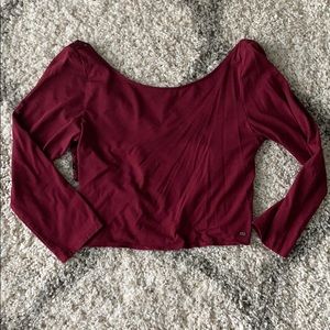 American Eagle long sleeve crop top